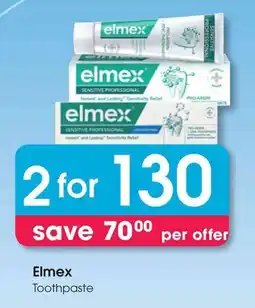 Clicks Elmex Toothpaste offer