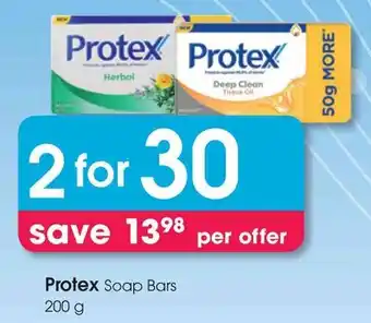 Clicks Protex Soap Bars offer