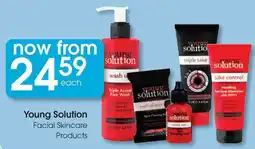 Clicks Young Solution Facial Skincare Products offer