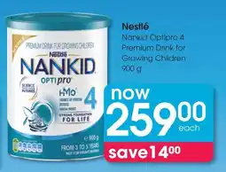 Clicks Nestlé Nankid Optipro 4 Premium Drink for Growing Children offer
