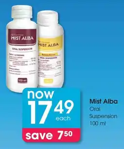 Clicks Mist Alba Oral Suspension offer