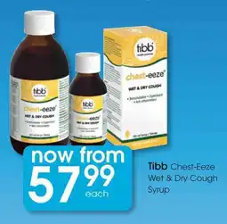 Clicks Tibb Chest-Eeze Wet & Dry Cough Syrup offer