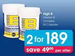 Clicks High B Vitamin B Complex offer
