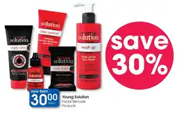 Clicks Young Solution Facial Skincare Products offer