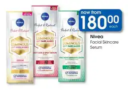 Clicks Nivea Facial Skincare Serum offer