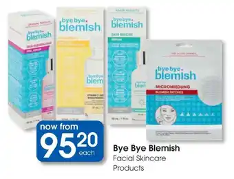Clicks Bye Bye Blemish Facial Skincare Products offer