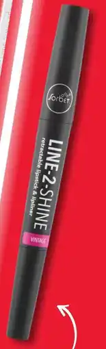 Clicks Line-2-Shine Retractable Lipstick & Lipliner offer