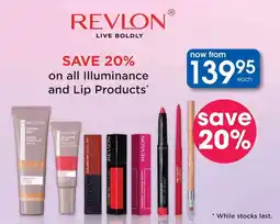 Clicks Revlon Illuminance and Lip Products offer