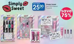 Clicks Simply Sweet Selected Makeup Products offer