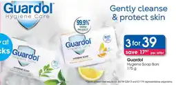 Clicks Guardol Hygiene Soap Bars offer