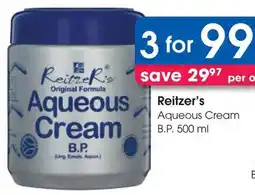Clicks Reitzer's Aqueous Cream B.P. offer