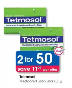 Clicks Tetmosol Medicated Soap Bars offer