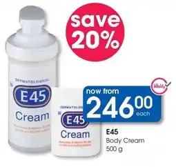 Clicks E45 Body Cream offer