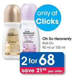Clicks Oh So Heavenly Roll-On offer