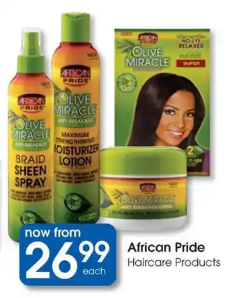 Clicks African Pride Haircare Products offer