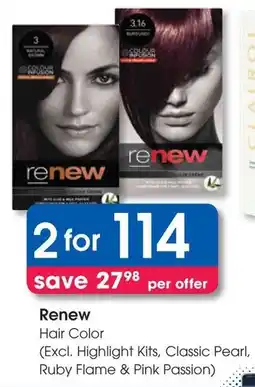 Clicks Renew Hair Color offer