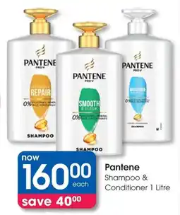 Clicks Pantene Shampoo & Conditioner offer