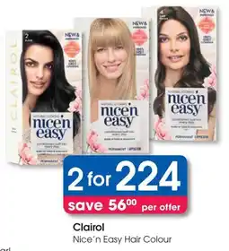 Clicks Clairol Nice'n Easy Hair Colour offer