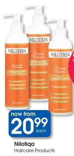 Clicks Nilotiqa Haircare Products offer