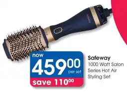 Clicks Safeway 1000 Watt Salon Series Hot Air Styling Set offer