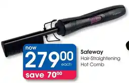Clicks Safeway Hair-Straightening Hot Comb offer
