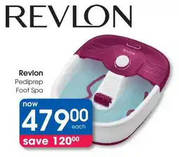 Clicks Revlon Pediprep Foot Spa offer