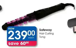Clicks Safeway Hair Curling Tong offer
