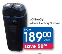 Clicks Safeway 2-Head Rotary Shaver offer