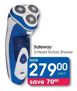 Clicks Safeway 3-Head Rotary Shaver offer