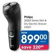 Clicks Philips 3000X Series Wet & Dry Electric Shaver X3021 offer