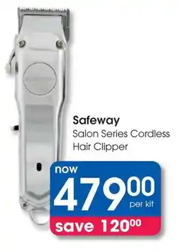 Clicks Safeway Salon Series Cordless Hair Clipper offer