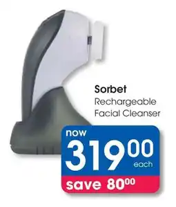 Clicks Sorbet Rechargeable Facial Cleanser offer
