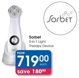 Clicks Sorbet 5-in-1 Light Therapy Device offer