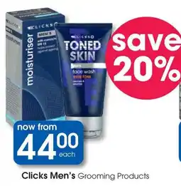 Clicks Clicks Men's Grooming Products offer