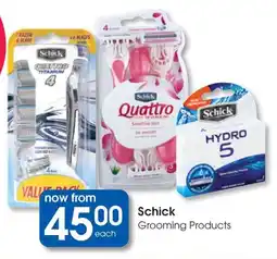 Clicks Schick Grooming Products offer