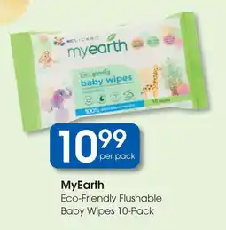 Clicks MyEarth Eco-Friendly Flushable Baby Wipes offer