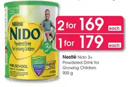 Clicks Nestlé Nido 3+ Powdered Drink for Growing Children offer