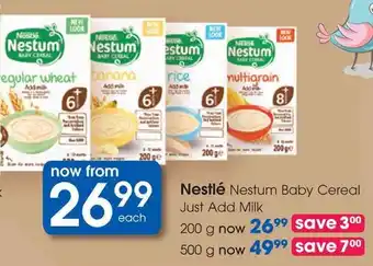 Clicks Nestlé Nestum Baby Cereal offer