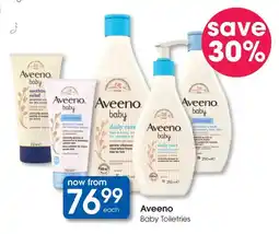 Clicks Aveeno Baby Toiletries offer