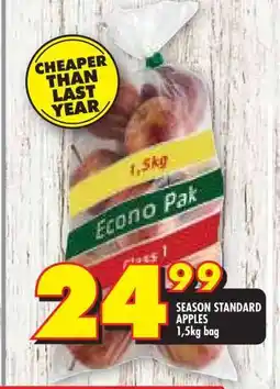 Shoprite SEASON STANDARD APPLES offer