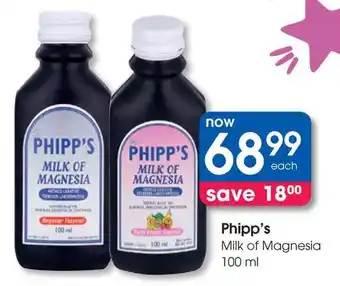 Clicks Phipp's Milk of Magnesia offer