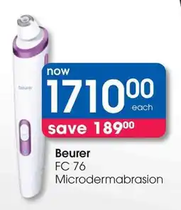 Clicks Beurer FC 76 Microdermabrasion offer