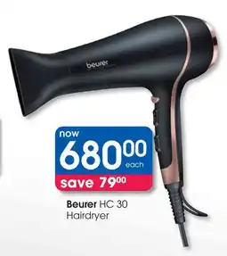 Clicks Beurer HC 30 Hairdryer offer
