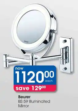 Clicks Beurer BS 59 Illuminated Mirror offer