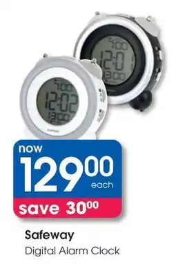 Clicks Safeway Digital Alarm Clock offer