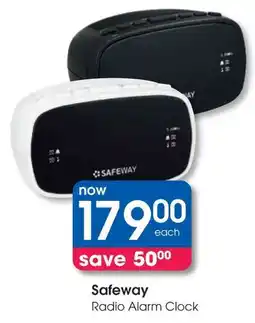 Clicks Safeway Radio Alarm Clock offer