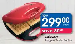 Clicks Safeway Belgian Waffle Maker offer