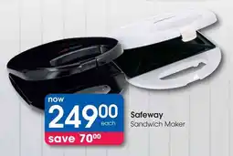 Clicks Safeway Sandwich Maker offer