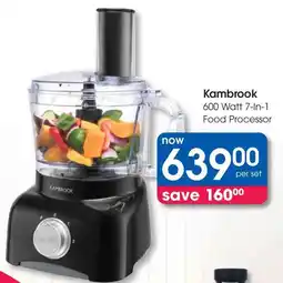 Clicks Kambrook 600 Watt 7-In-1 Food Processor offer