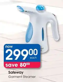 Clicks Safeway Garment Steamer offer